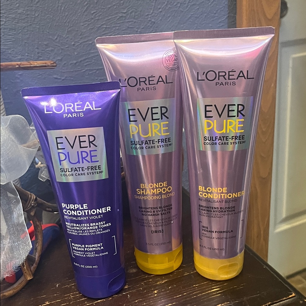 L'Oreal Ever Pure Blonde Hair Care Trio